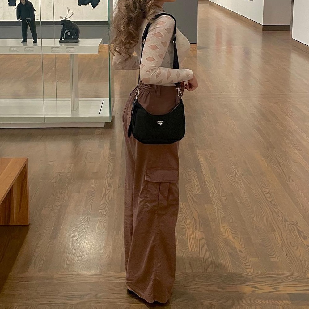 Brown cargo pants